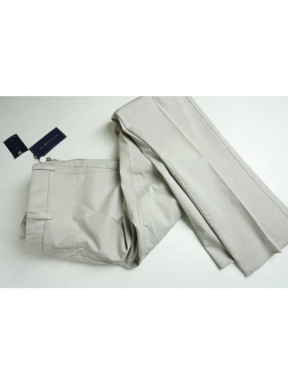 Polo by Ralph Lauren Taupe European Tailoring Cotton Blend Pants Sz 32 BRAND NEW